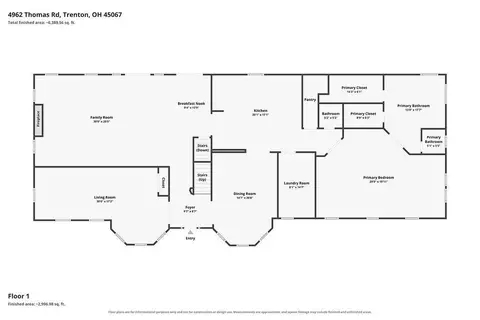 Floorplan - 4962 Thomas Rd, Trenton, OH 45067 photo 3 of 4