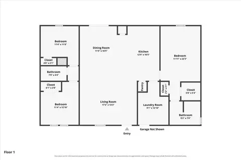 Floorplan - 531 Mill St, Blanchester, OH 45107 photo 1 of 1