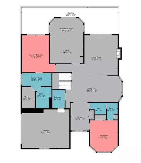 Floorplan - 6865 Fox Hill Ln, Cincinnati, OH 45236 photo 1 of 3