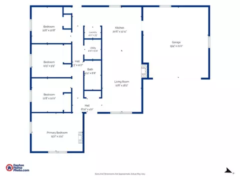 Floorplan - 4853 Eck Rd, Middletown, OH 45042 photo 1 of 1