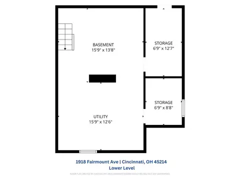Floorplan - 1918 Fairmount Ave, Cincinnati, OH 45214 photo 2 of 3