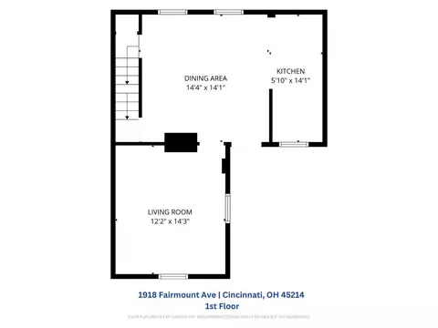 Floorplan - 1918 Fairmount Ave, Cincinnati, OH 45214 photo 1 of 3