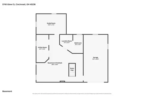 Floorplan - 5745 Glow Ct, Cincinnati, OH 45238 photo 1 of 4