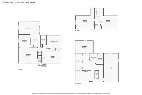 Floorplan - 5745 Glow Ct, Cincinnati, OH 45238 photo 2 of 4