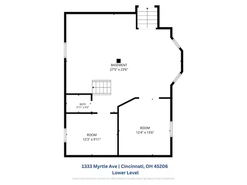 Floorplan - 1333 Myrtle, Cincinnati, OH 45206 photo 4 of 4