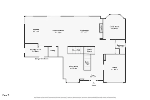 Floorplan - 688 Ascot Dr, Hamilton Township, OH 45039 photo 1 of 2