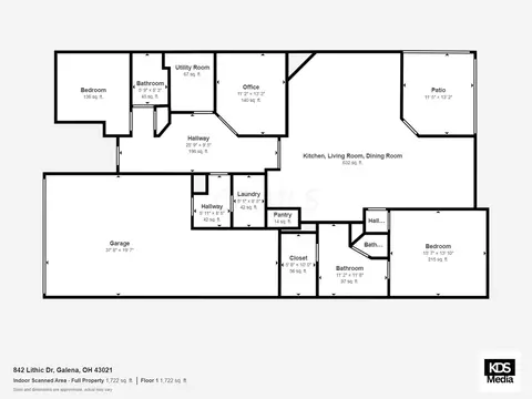 Floorplan - 842 Lithic Dr, Galena, OH 43021 photo 1 of 1