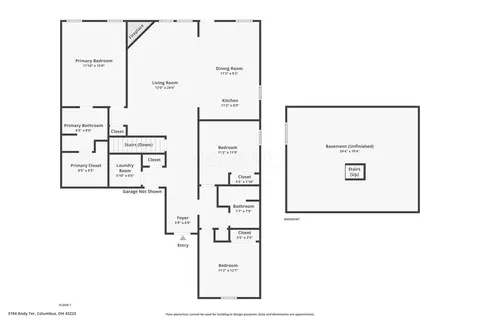 Floorplan - 3194 Andy Ter, Columbus, OH 43223 photo 1 of 1