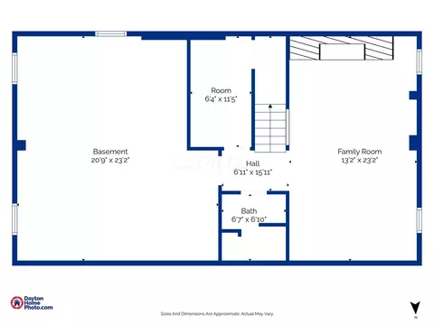 Floorplan - 1251 Student Ave, Springfield, OH 45503 photo 2 of 3