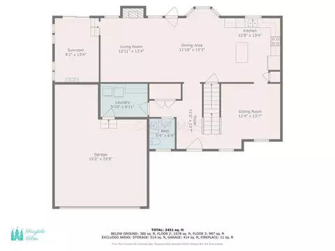 Floorplan - 6613 Wynwright Dr, Dublin, OH 43016 photo 3 of 3