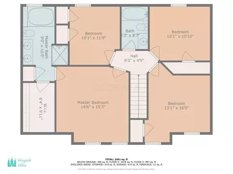 Floorplan - 6613 Wynwright Dr, Dublin, OH 43016 photo 1 of 3