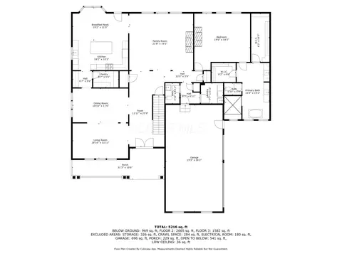 Floorplan - 2383 Dauer Ct, Powell, OH 43065 photo 1 of 2