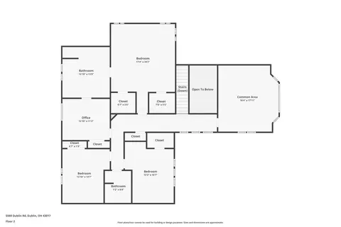 Floorplan - 5569 Dublin Rd, Dublin, OH 43017 photo 2 of 3