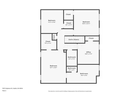 Floorplan - 7672 Tullymore Dr, Dublin, OH 43016 photo 2 of 2