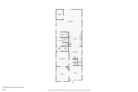 Floorplan - 4711 N Elm Tree Rd, Conover, OH 45317 photo 1 of 3