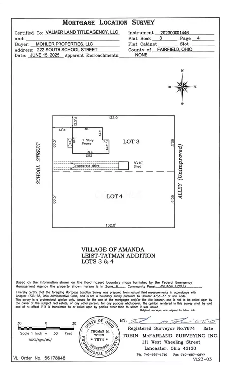 lot4 S School St, Amanda, OH 43102