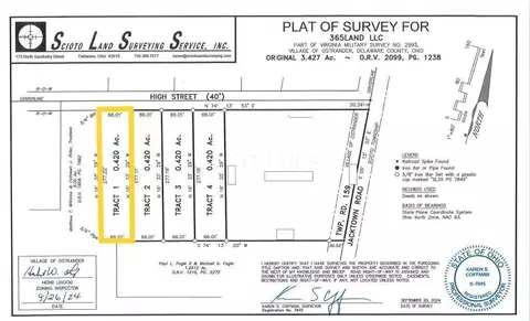 0 E High St #TRACT 1, Ostrander, OH 43061