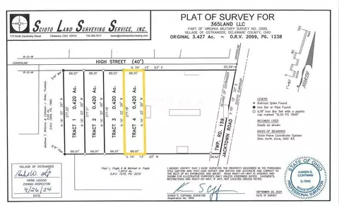 0 E High St #TRACT 4, Ostrander, OH 43061