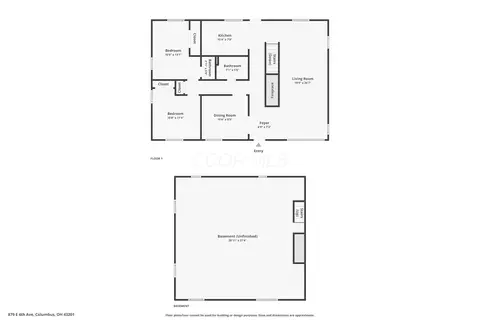 Floorplan - 879 E 4th Ave, Columbus, OH 43201 photo 2 of 2