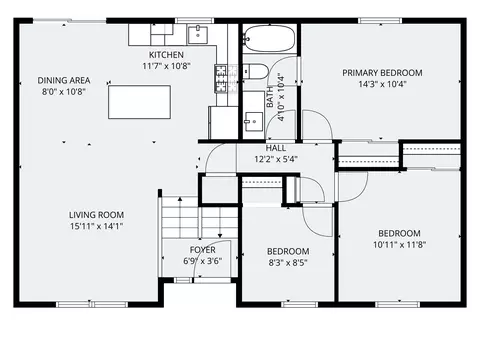 Floorplan - 4017 Declaration Dr, Columbus, OH 43230 photo 1 of 2