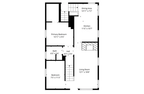Floorplan - 389 E Mithoff St, Columbus, OH 43206 photo 1 of 2