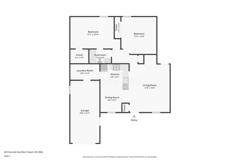 Floorplan - 2013 Summit Row Blvd, Powell, OH 43065 photo 1 of 1