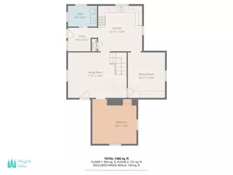 Floorplan - 844 E Wheeling St, Lancaster, OH 43130 photo 1 of 2