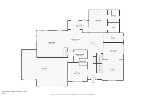 Floorplan - 8092 Summerhouse Dr E, Dublin, OH 43016 photo 1 of 3