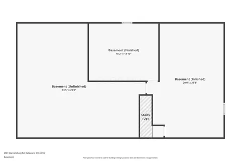 Floorplan - 2961 Warrensburg Rd, Delaware, OH 43015 photo 1 of 3