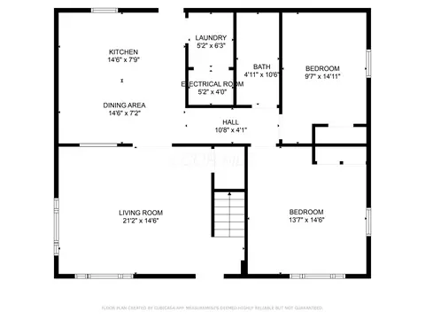 Floorplan - 539 N Ohio Ave, Lancaster, OH 43130 photo 1 of 6