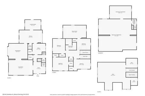 Floorplan - 230 W Columbus St, Mount Sterling, OH 43143 photo 2 of 6