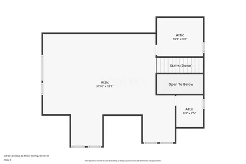 Floorplan - 230 W Columbus St, Mount Sterling, OH 43143 photo 5 of 6