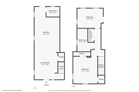 Floorplan - 161 E 4th Ave, Columbus, OH 43201 photo 1 of 1
