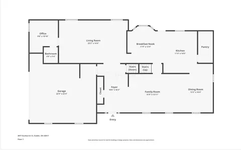 Floorplan - 4977 Dunkerrin Ct, Dublin, OH 43017 photo 1 of 2