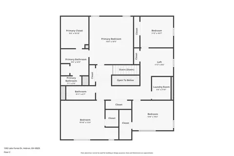 Floorplan - 1202 Lake Forest Dr, Hebron, OH 43025 photo 2 of 3