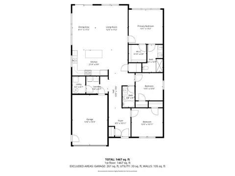 Floorplan - 161 E Postal Ave, Newark, OH 43055 photo 1 of 2