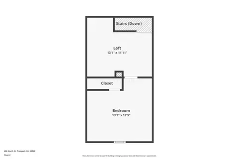 Floorplan - 406 North St, Prospect, OH 43342 photo 5 of 5