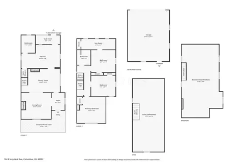 Floorplan - 184 E Maynard Ave, Columbus, OH 43202 photo 6 of 6