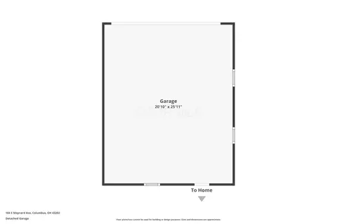 Floorplan - 184 E Maynard Ave, Columbus, OH 43202 photo 5 of 6
