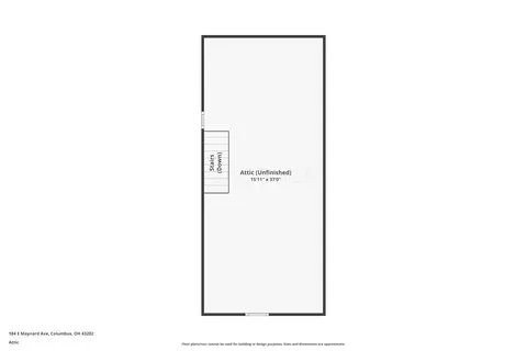 Floorplan - 184 E Maynard Ave, Columbus, OH 43202 photo 4 of 6