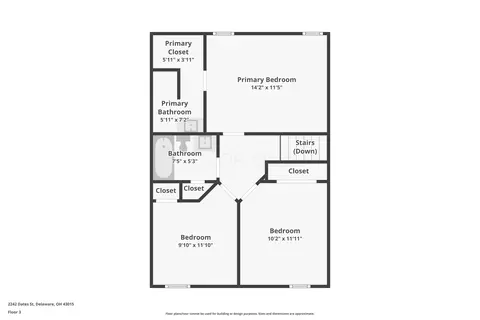 Floorplan - 2242 Dates St, Delaware, OH 43015 photo 1 of 5