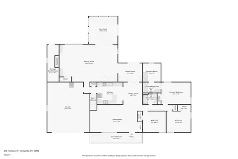 Floorplan - 676 Fairlawn Dr, Circleville, OH 43113 photo 1 of 5