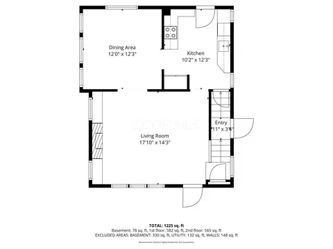 Floorplan - 166 E Welch Ave, Columbus, OH 43207 photo 1 of 4