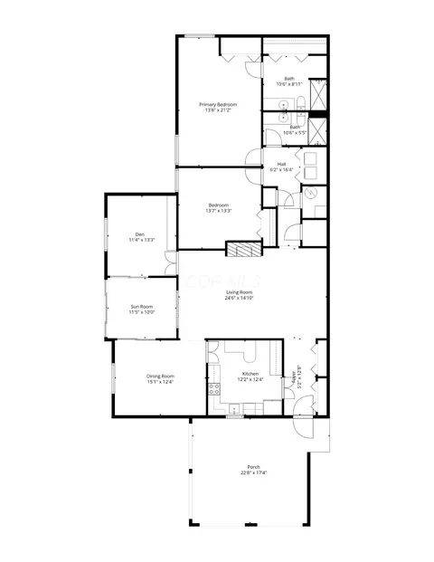 Floorplan - 100 Bishop Sq, Bexley, OH 43209 photo 1 of 1
