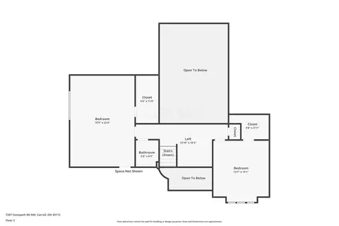 Floorplan - 7207 Coonpath Rd NW, Carroll, OH 43112 photo 3 of 4