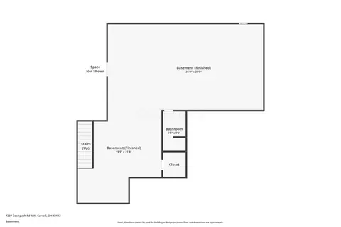 Floorplan - 7207 Coonpath Rd NW, Carroll, OH 43112 photo 2 of 4