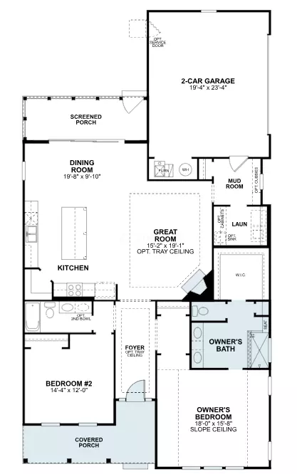 Floorplan - 4541 Corsican E, Hilliard, OH 43026 photo 1 of 1