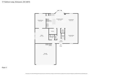 Floorplan - 17 Tabilore Loop, Delaware, OH 43015 photo 1 of 1