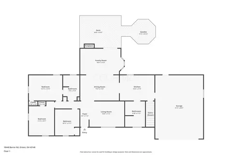 Floorplan - 10440 Borror Rd, Orient, OH 43146 photo 1 of 2