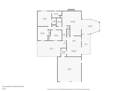 Floorplan - 367 Lawnwood Dr, Circleville, OH 43113 photo 1 of 1